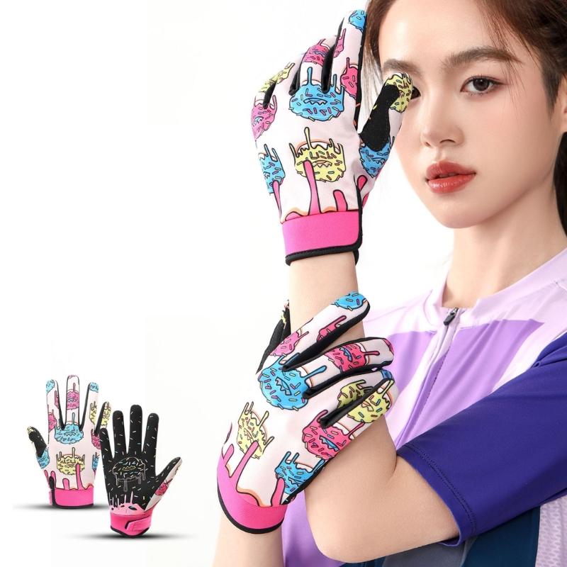 Cycling Gloves With Tactiles Touchscreens Tip Antislip Handlebars Control Enhances Durability For Trail Ride