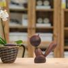 Nordic Wooden Squirrel Figurine Height 11cm for Bookshelf Decor Multipurpose
