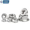 GUWANJI Stainless Steel Hex Flange Lock Nut