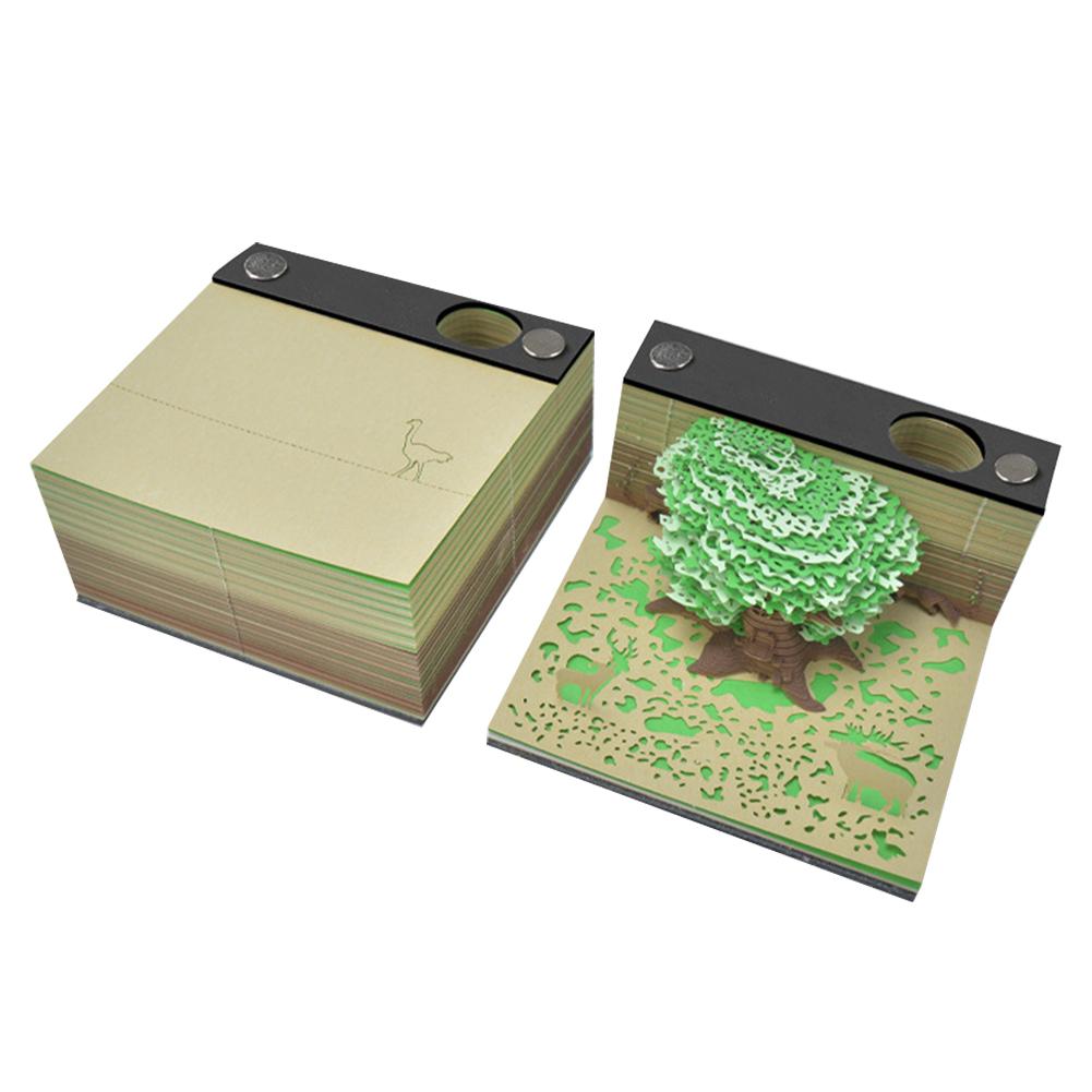 

Креативний настільний календар 3D паперове різьблення Календар для записів Календар Модель для різьблення Паперове мистецтво Паперове різьблення ручного відриву