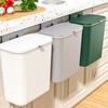 High-Strength PP Plastic Trash Can - Sealed And Odorless Easy To Clean Wall Mounted Trash Can Trash Can For Kitchen