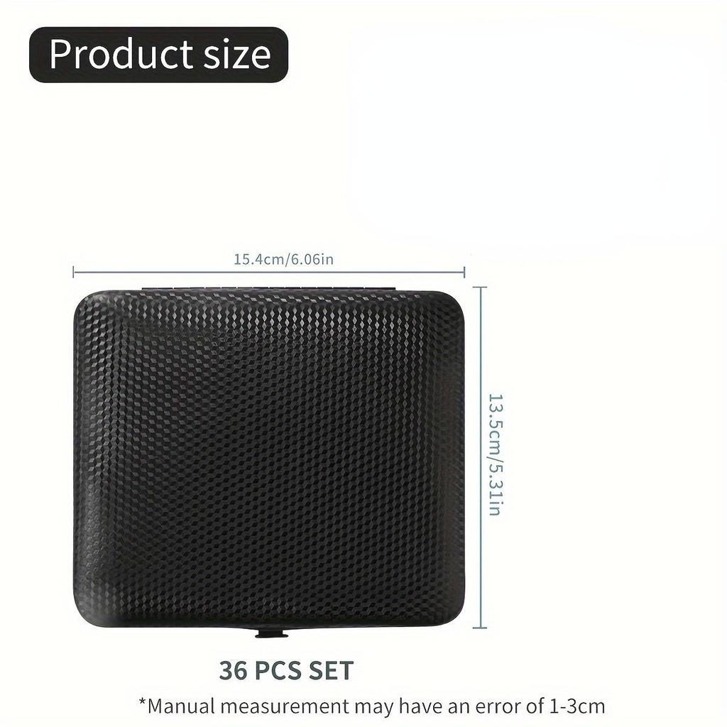 36 Pcs Full Set Multifunctional Nail Clipper Set Pedicure Facial Care Tools Multifunctional Everyday Hand and Foot Manicure Tools