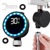 Thermomètre de douche avec affichage numérique LED, Moniteur de température de salle de bain étanche pour pommeau de douche, Robinet et Baignoire