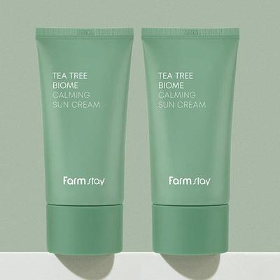 Tea Tree Biome Calming Sun Cream 50 Ml × 2