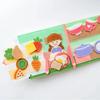 Toddlers Montessori Toy Busy Book 3D Baby Story Cloth Activities Felt Quite Book Board Preschool Learning Education Travel Toys