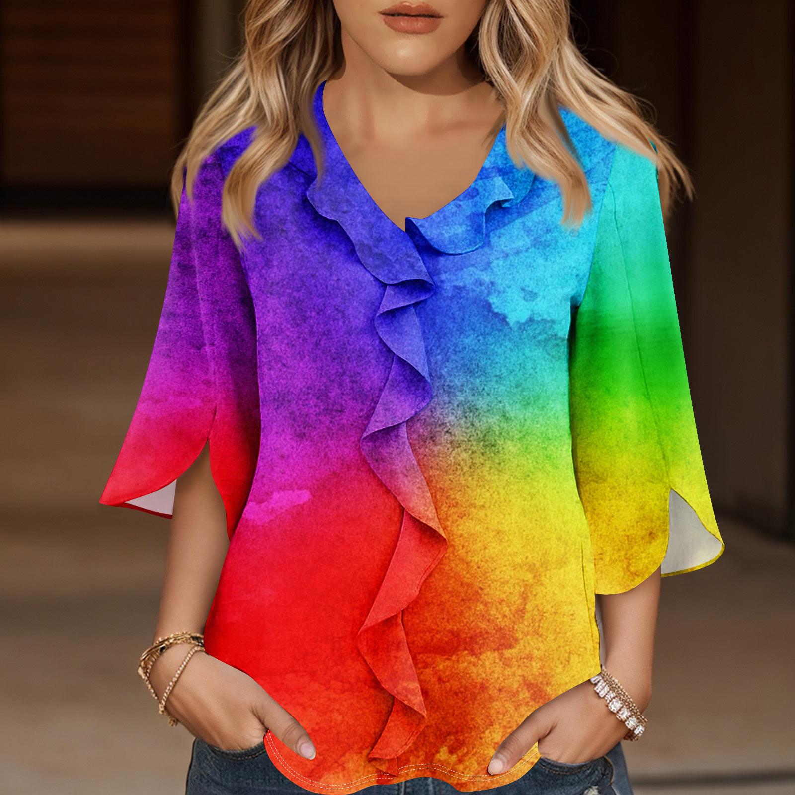 Рубашки с рукавом 3/4 для женщин — фото 8