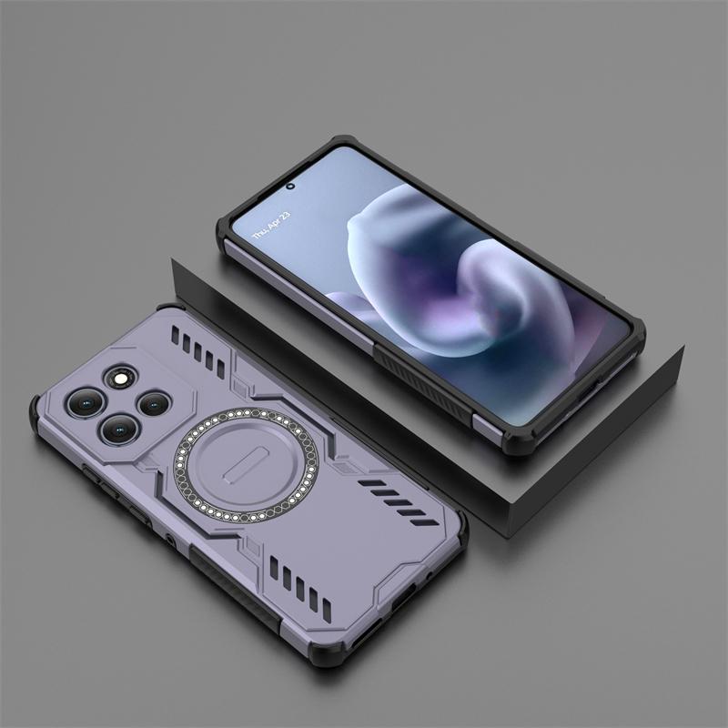 För Motorola Moto G86 Power Skal För Moto G86 Power Stöttåligt Magnetisk Adsorption Trådlös Laddning Skydd För Moto G86 Power Skal