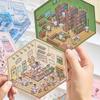 Decorative Visual Stacking Sticker DIY Landscaping Stickers Kawaii Miniature Scene 3D Stickers