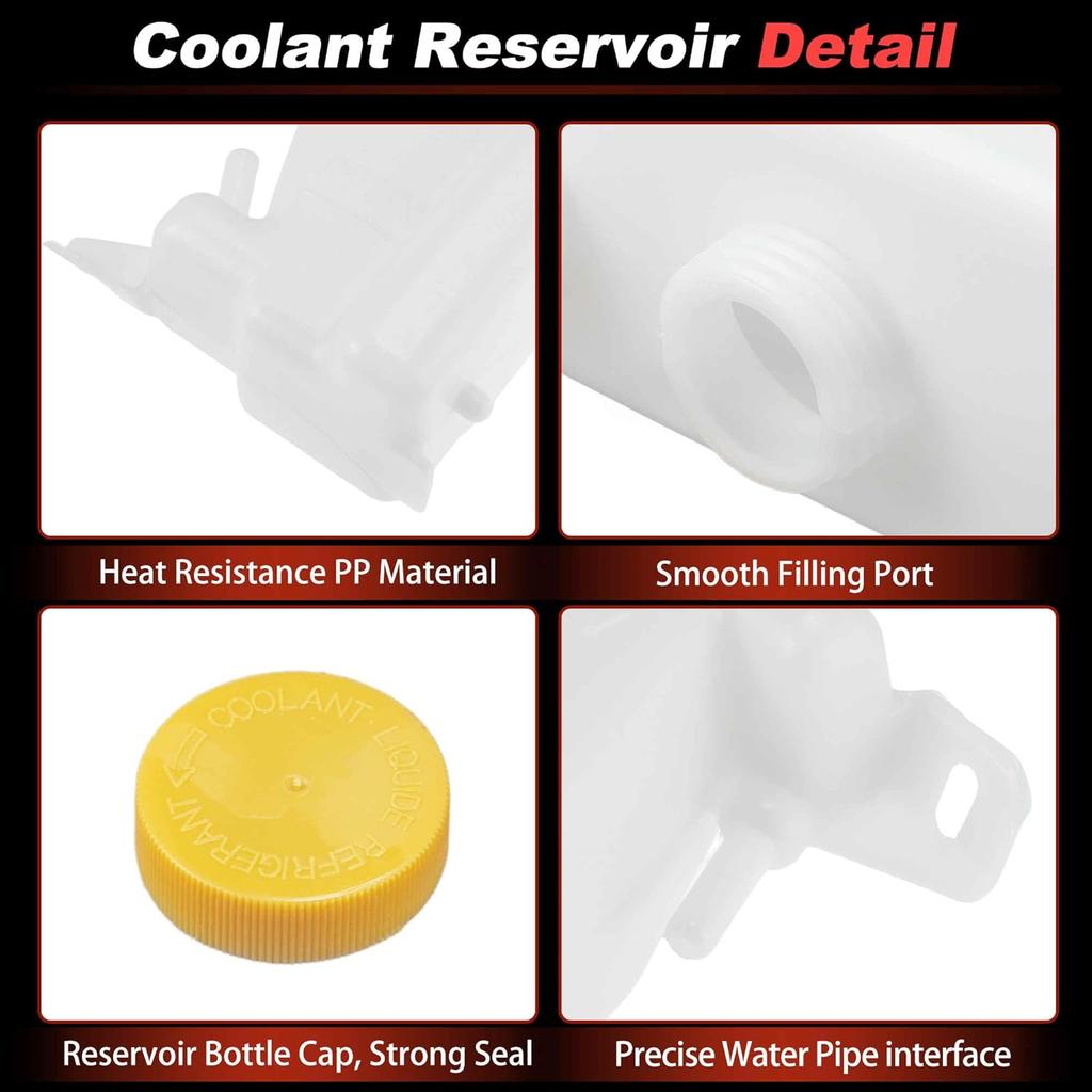 Coolant Expansion Reservoir Tank with Cap for Nissan Sentra 2003-2006 NI3014125 Engine Radiator Coolant Overflow Reservoir Recovery Tank
