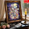 DIY Frameless Pearl Art Kit Nightmare Characters Design 3D Bead Painting Canvas Relaxing Handmade Craft for Home Decor Wall Art Gift