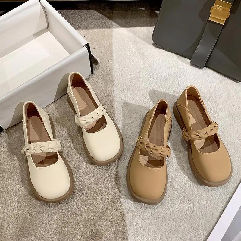 Fashion Mary Jane Women's Shoes Japanese Style Lolita Round Toe Ladies Pumps Gothic with Medium Heels Platform Footwear Beau Today Young