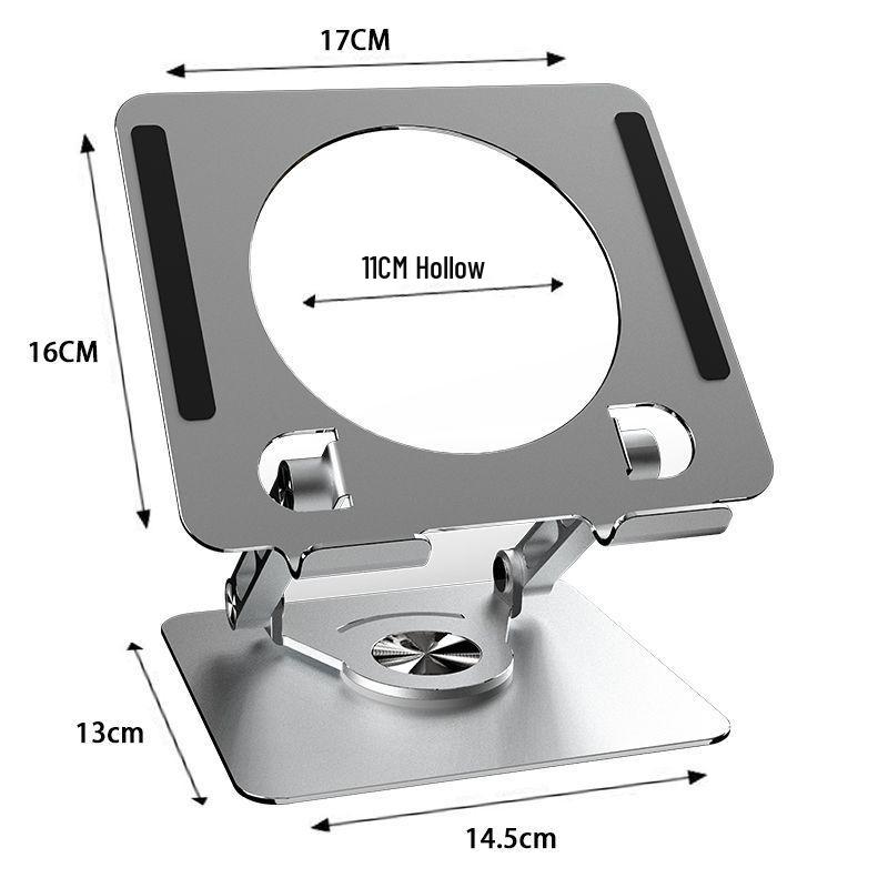 360° Rotating Adjustable Laptop & Tablet Stand with Heat Dissipation