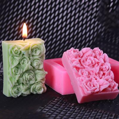 3D Rose Soap Silicone Mold for DIY Handmade Flowers Cake Chocolate Candle Craft Gift Molds Aromatherapy Soap Making Supplies