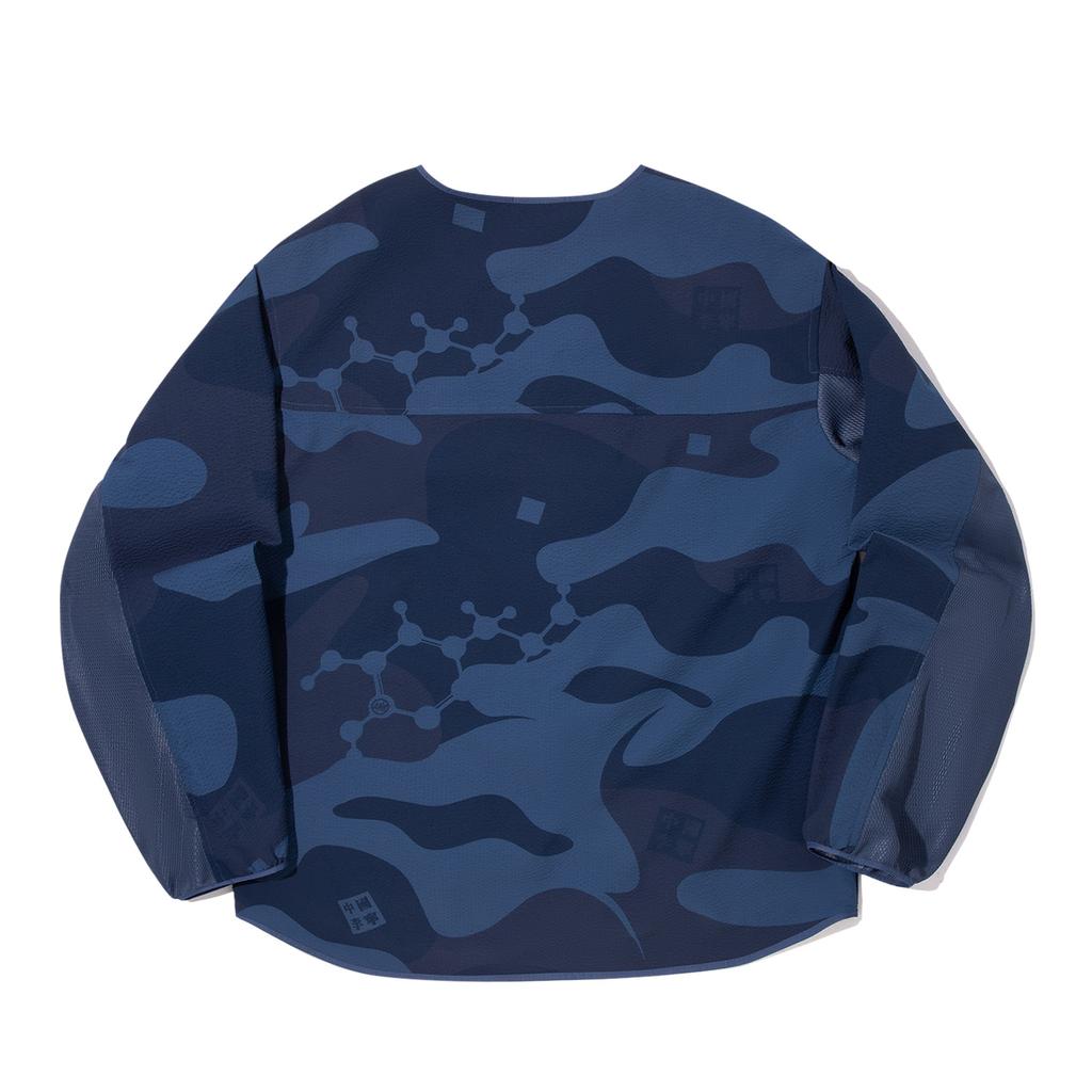 Li Ning X ANB Collaboration Loose Casual Simple Versatile Zipper Jacket Men Jackets Camouflage-Blue AFDV995-1