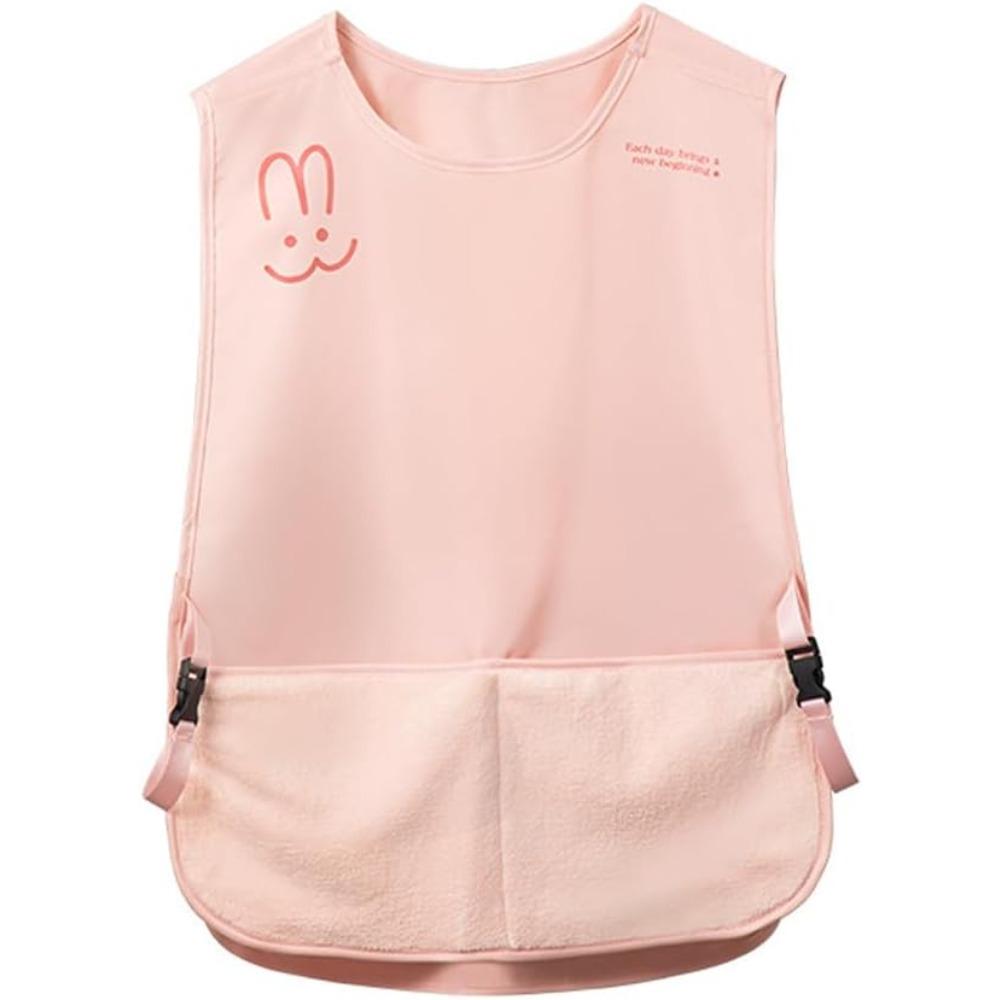 Hand Wipeable Apron, Waterproof Oil Resistant Stain Resistant Vest Apron, Anti Dirty Kitchen Aprons with Pockets