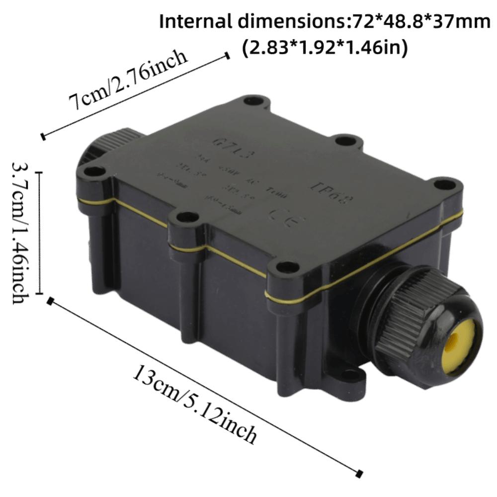 2/3/4 Way Junction Box Wire Range 4-15mm Electrical Enclosure  Electrical Applications