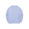 Anta Lifestyle Series Solid Color Round Neck Pullover Loose Sweatshirt Women Sweatshirt Yellow-Blue 162148705-3