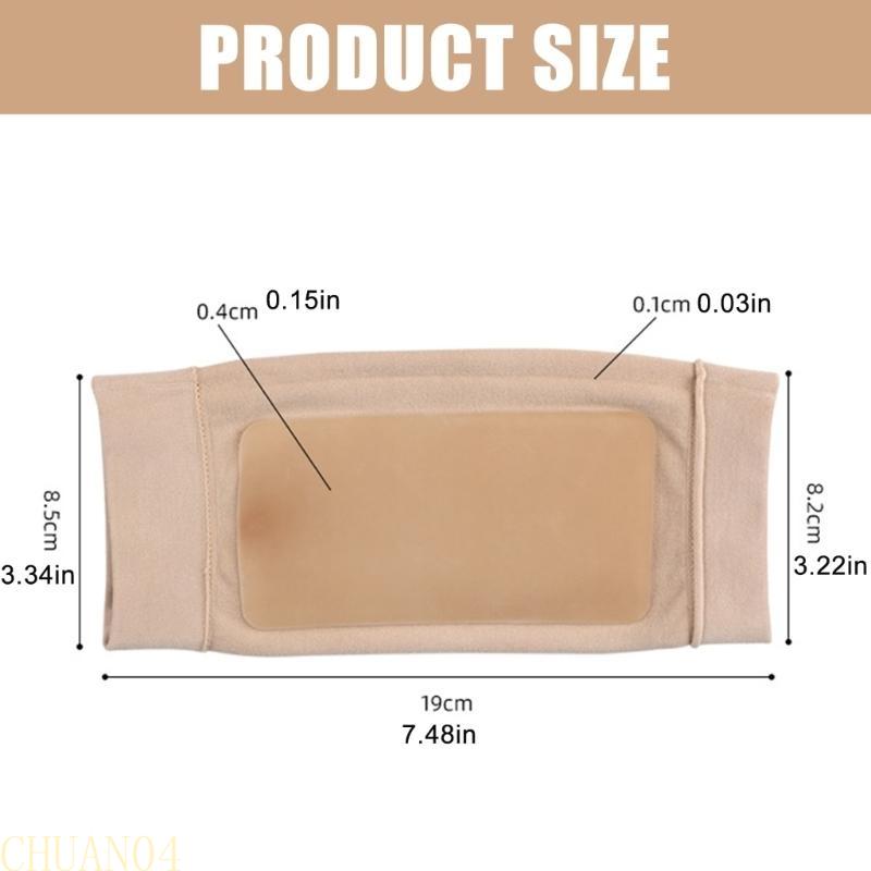 A1A2 1Pair Breathable Elastic Ankle Gel Sleeves Soft Padded Skate Socks Feet Protector Heel Protection Socks Easy to Use
