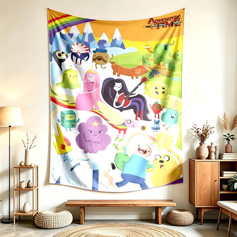 Adventure Time (1) Tapestry Suitable For Decorating Homes Dorms And Bedrooms Soft To The Touch And A Perfect Gift For Friends And Family