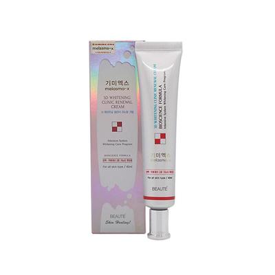 Beaute 3D Whitening Clinic Renewal Cream 40ml, Aufhellung, Anti-Aging, Feuchtigkeitsspendend, Koreanische Kosmetik, Kbeauty, Probe