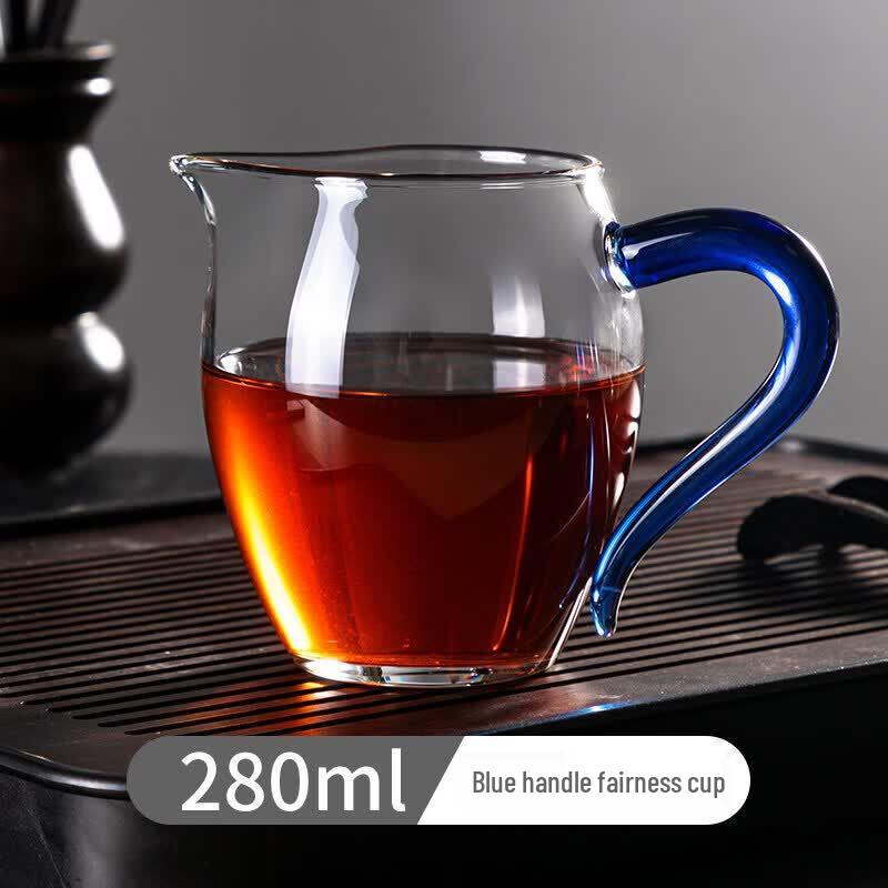 Heat-Resistant Glass Fair Cup Tea Dispenser