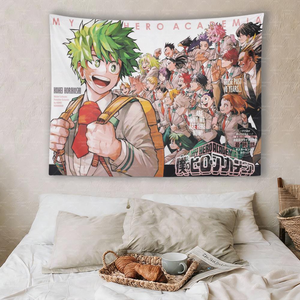 

My Hero AAcademia Anime Tapestry Wall Hanging for Home Bar Restaurant Party Decor 74x94cm(29x37in)