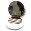 Mini 2 In 1 Comb Mirror Set Pocket Mirror Chocolate Cookie Shaped  Girl Gift