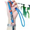 New mobile phone lanyard adjustable neck anti-lost wrist rope keychain handwoven rope two-color long rope hand rope