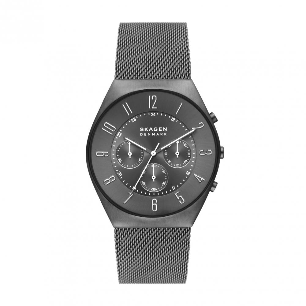 

[Skagen] Часы Grenen Chronograph Skw6821 Men S Charcoal Regular Import