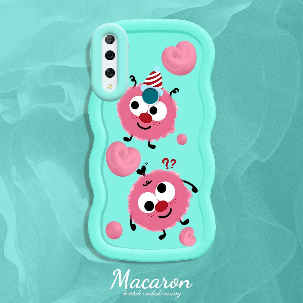 

Окрашенный узор Big Wave Edge Мягкий силиконовый материал Macaron чехол для телефона противоударный защитный резиновый чехол для iPhone Huawei Honor Infinix Tecno Tecno Pova 6 Neo синий