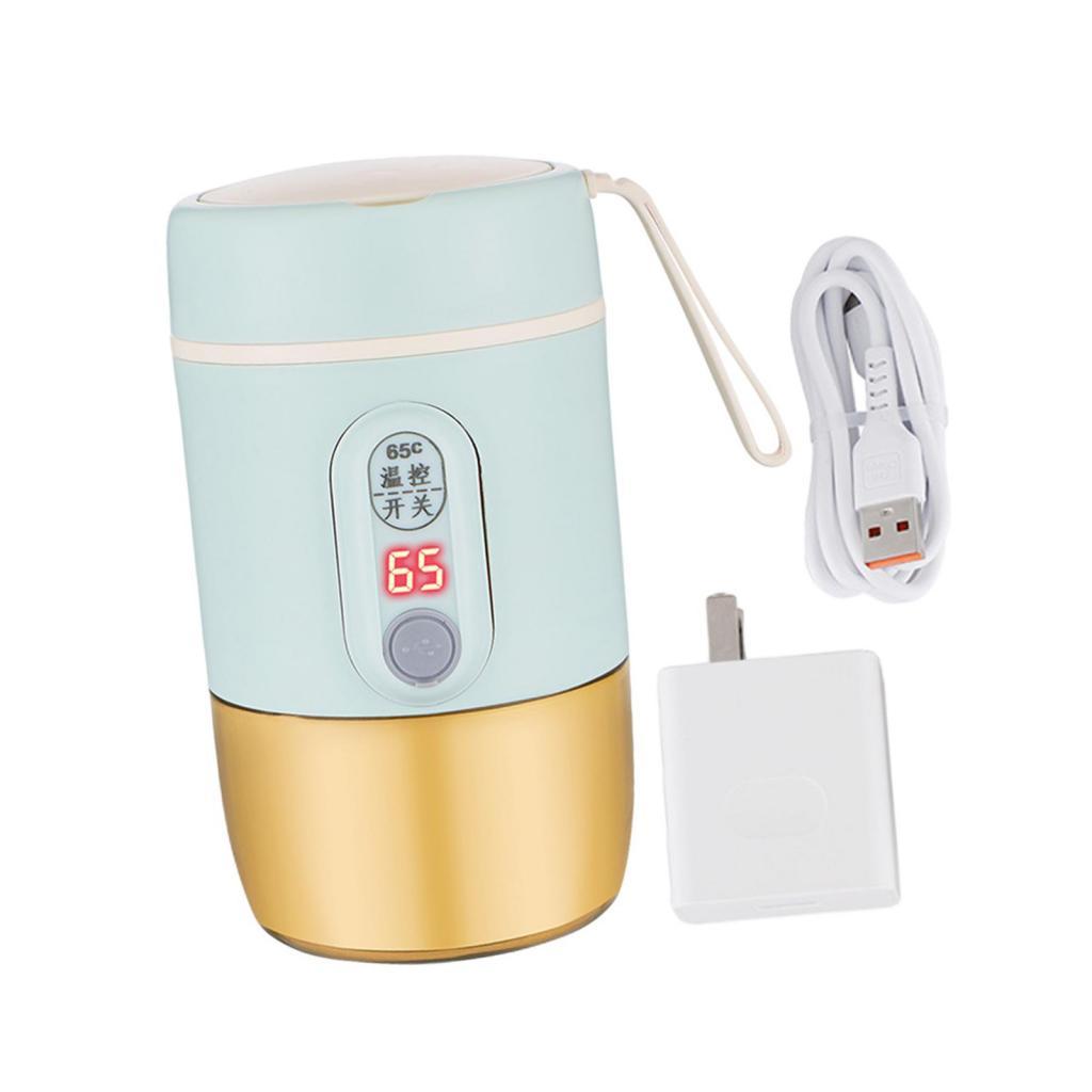 

Baby Milk Warmer Coffee Mug Warmer Fast Heating Leakproof Temperature Control USB for Daily Use Tour Shopping Picnic Travel бежевый