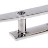 316 Stainless Steel Combo Mooring Cleat 1Pc 4 5 6 Inch 2 Hole Polished for Marine Boat Deck Use