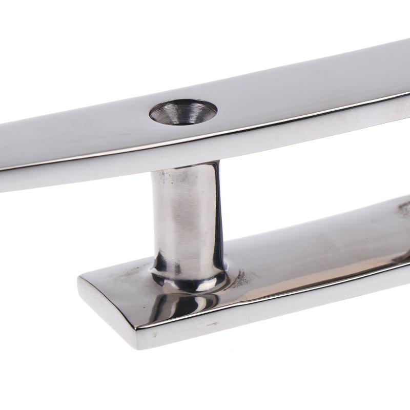316 Stainless Steel Combo Mooring Cleat 1Pc 4 5 6 Inch 2 Hole Polished for Marine Boat Deck Use