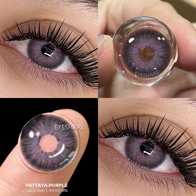 Eyeshare Heiße Verkäufe Farbige Pupillen für Augen Grüne Augenlinsen 1 Paar Blaue Farbige Kontaktlinsen Braune Natürliche Mode-Linsen Schönheitslinse