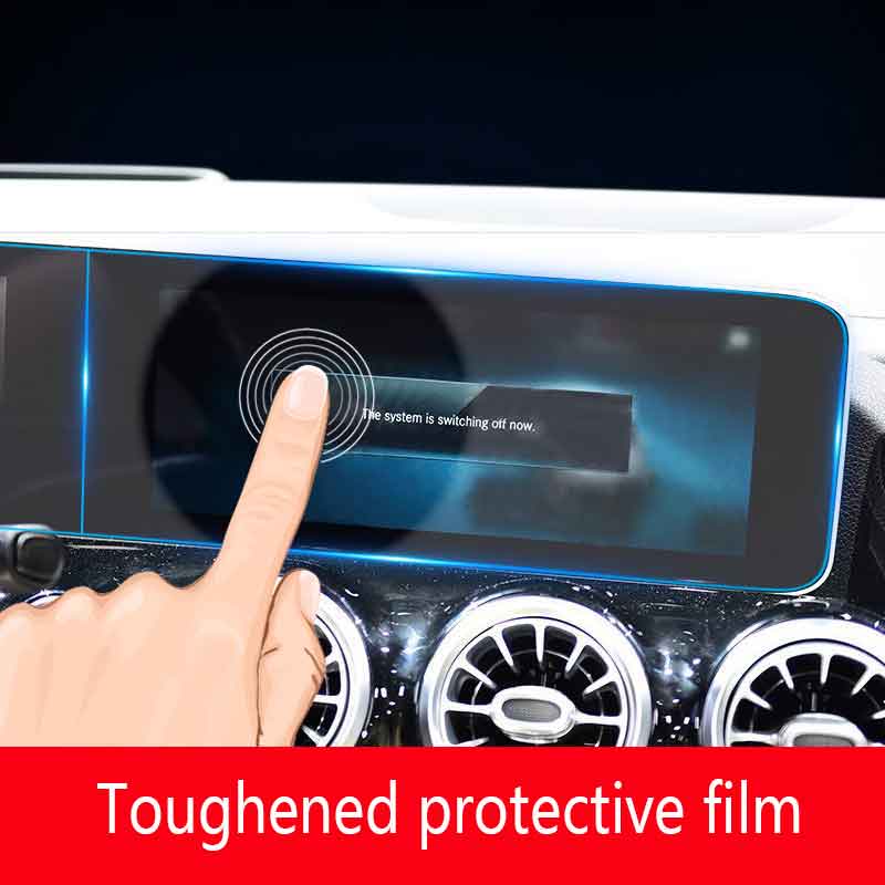 For Mercedes Benz GLB 180 200    Car GPS Navigation LCD Screen Tempered Glass Protective Film Auto Interior