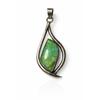 CERTIFIED Natural Australian Opal 39.75 Ct 925 Sterling Silver Fancy Pendant