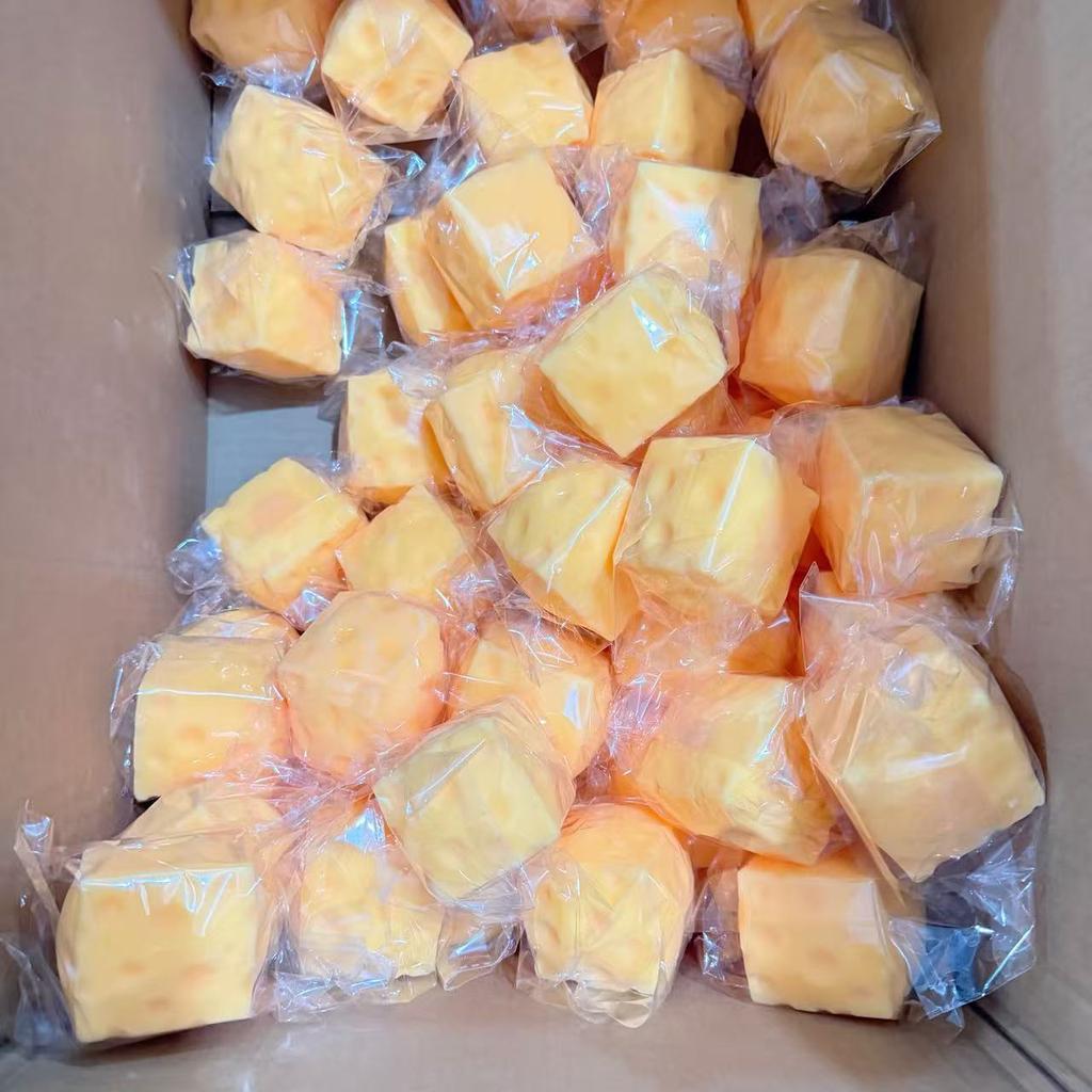 Large 6Cm7Cm10Cm Cheese Pinch Music Decompression Artifact Food Play Vent Decompression Toy