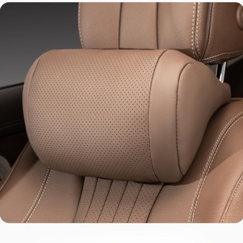 

Car Seat Head Support Pillow Protector Neck Cushion Car Accessories Car Headrest Breathable Head Neck Rest Pillow коричневый