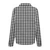 Women's Fashionable Casual Loose Plaid Long,sleeved Shirt