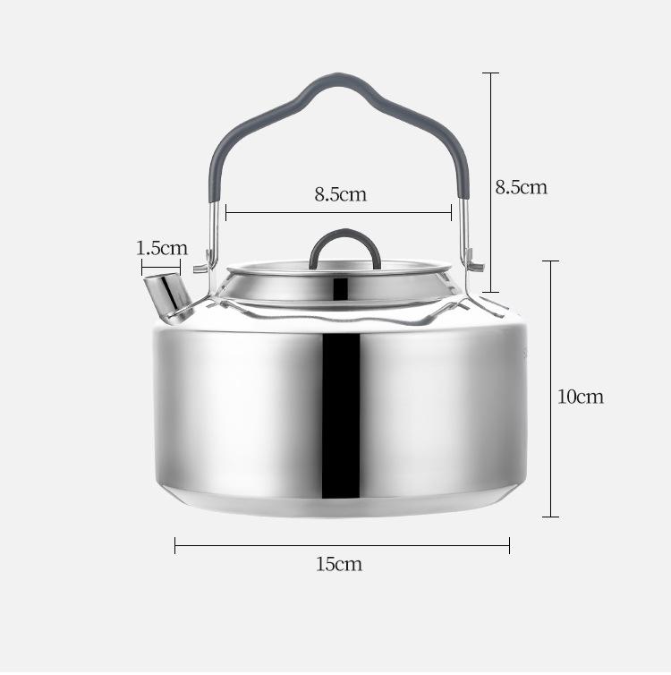 316 Stainless Steel Outdoor Camping Kettle for Tea Making