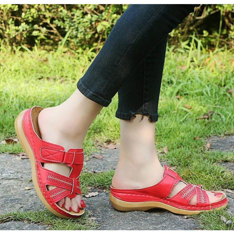 Summer new color women's sandals-3 large size women's slippers, women's shoes