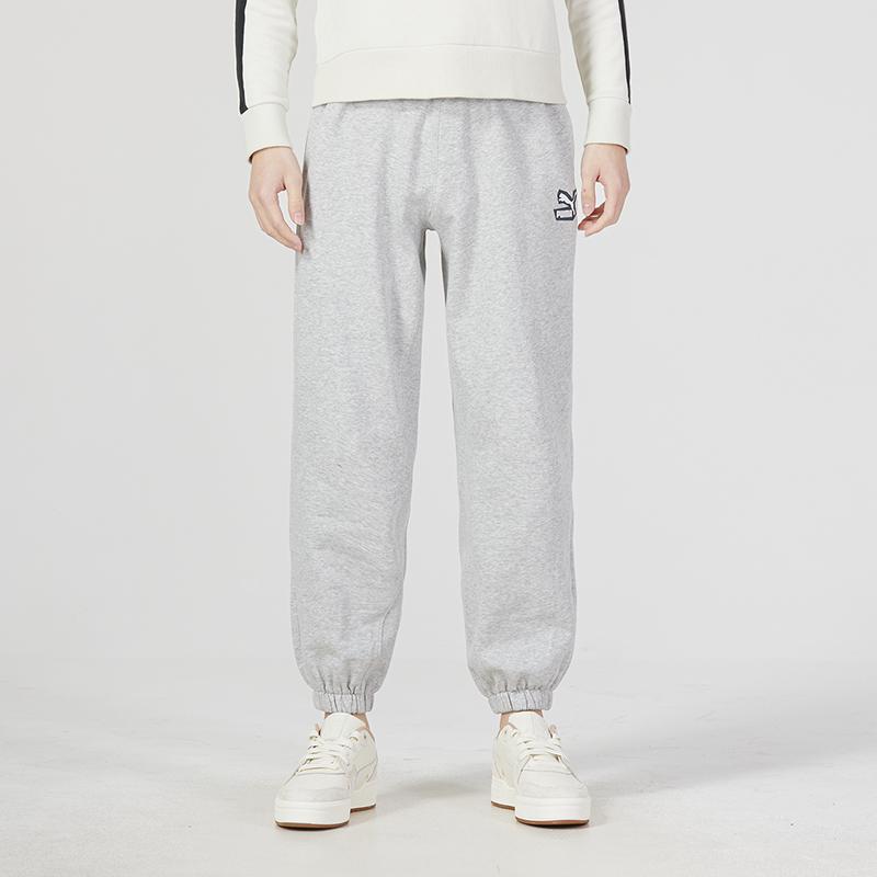 Puma Classics Street Sport Sweatpants With Logo Print Men Bottoms Grey 539971-04