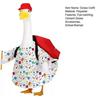 4 Pcs/Set Porch Goose Outfits Back to School Yard Goose Statue Clothes Lawn Goose Costume for 23" Statue Patio Lawn Garden Decoration