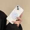 Wind Quicksand Shell Sequined Mobile Phone Case For Apple 17Pro Snowflake Iphone16 Pearl Glitter 15 Soft