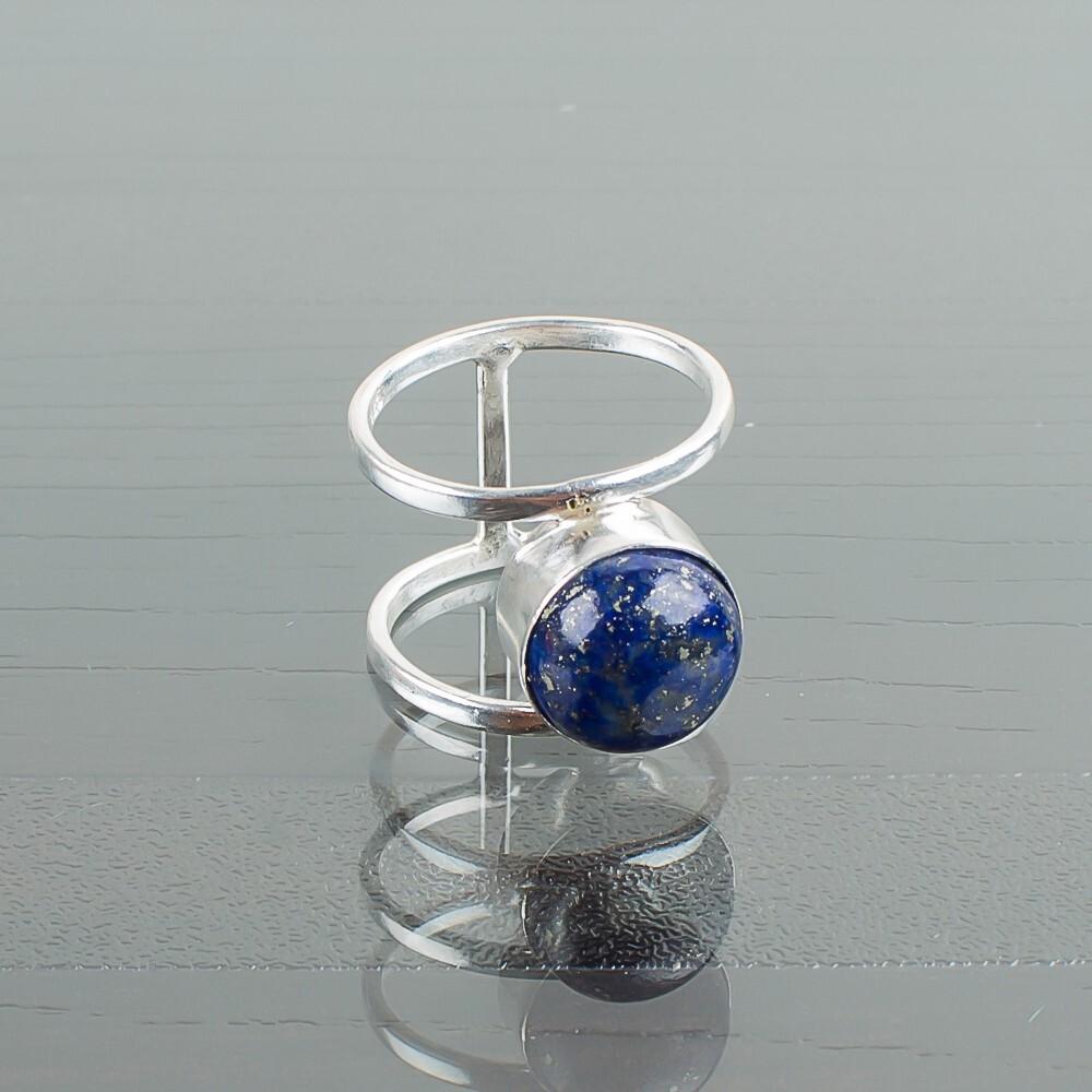 Piedra Preciosa Lapis Lázuli Natural Plata de Ley 925 Joyería Anillo Hecho a Mano Para Mamá RR-13-35