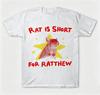 Rat Is Short For Ratthew Funny Unisex Rat Pun Graphic Tee