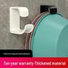 Wall-Mounted Adhesive Hook for Hanging Washbasin - Strong Load-Bearing and Space-Saving Storage Solution