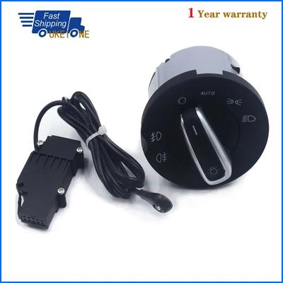 Auto Adjust Headlight Fog Lamp Control Switch or Sensor for VW Volkswagen Golf Caddy Jetta Tiguan Touran Passat Car Accessories