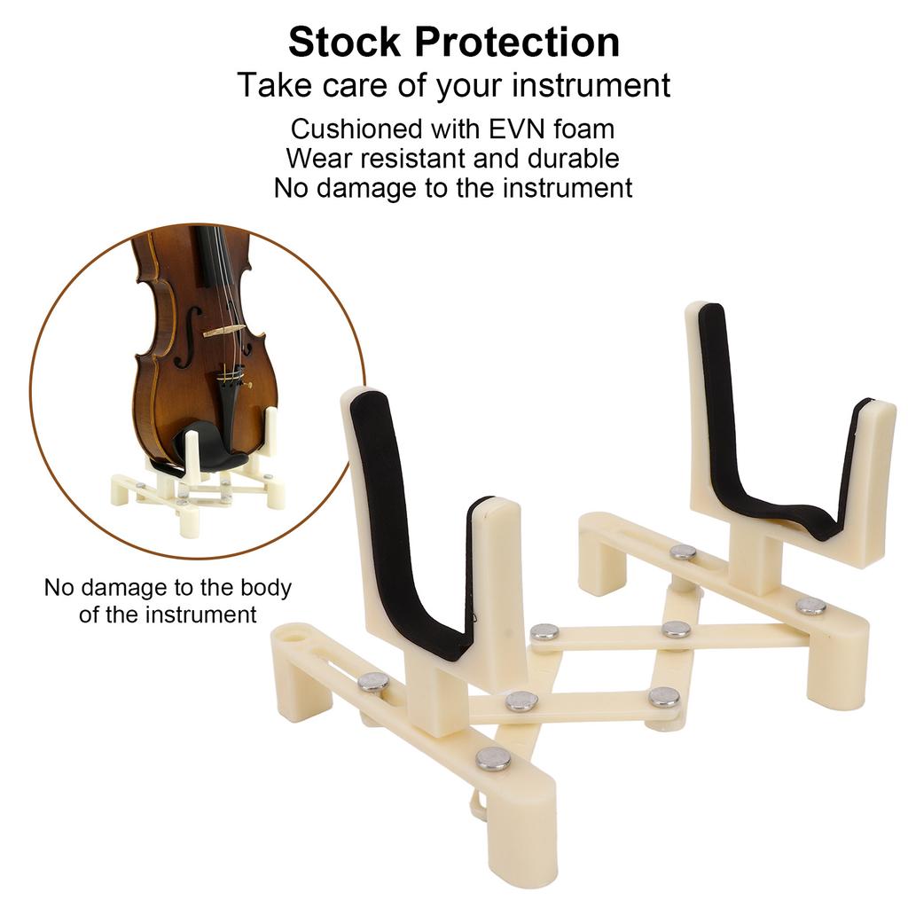 Violin Folding Bracket Lightweight Stock Wear Resistant Violin Stand Display Holder Violin Stand Display Holder