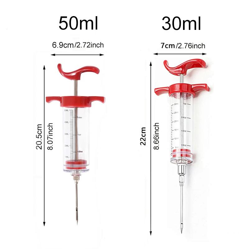 Barbecue BBQ Tools Set Grill Syringe Kitchen Accessories Sauce Injector Roast Needle Party Supply Household Kitchen Tools TMZ